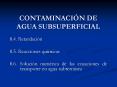 CONTAMINACIN DE AGUA SUBSUPERFICIAL