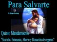 Quinto Mandamiento: Suicidio, Eutanasia, Aborto y Donacin de rganos'