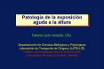 Patologa de la exposicin aguda a la altura