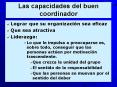 Las capacidades del buen coordinador