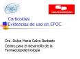 Corticoides Evidencias de uso en EPOC