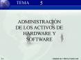 Tema 5: Administracin de los Activos de Hardware y Software