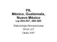 P8, Mxico, Guatemala, Nuevo Mxico Lip 294307, 280285
