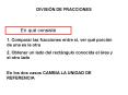 DIVISIN DE FRACCIONES