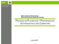PROCESO DE PLANEACIN Y PROGRAMACIN DE INFRAESTRUCTURA CARRETERA