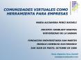 COMUNIDADES VIRTUALES COMO HERRAMIENTA PARA EMPRESAS