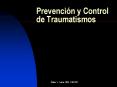 Prevencin y Control de Traumatismos