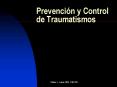 Prevencin y Control de Traumatismos