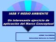 IASB Y MEDIO AMBIENTE Un interesante ejercicio de aplicacin del Marco Conceptual