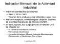 Indicador Mensual de la Actividad Industrial