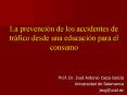 La prevencin de los accidentes de trfico desde una educacin para el consumo