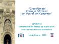 Creacin del Consejo Editorial del Portal del Congreso