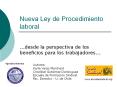 Nueva Ley de Procedimiento laboral