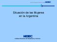 Situacin de las Mujeres en la Argentina