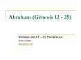 Abraham Gnesis 12 25