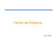 Factor de Potencia