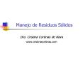 Manejo de Residuos Slidos