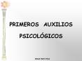 PRIMEROS AUXILIOS PSICOL