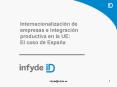 Internacionalizacin de empresas e integracin productiva en la UE: El caso de Espaa