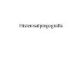 Histerosalpingografa