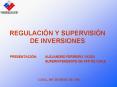 REGULACIN Y SUPERVISIN DE INVERSIONES