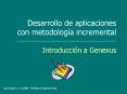 Desarrollo de aplicaciones con metodologa incremental Introduccin a Genexus