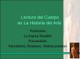 Lectura del Cuerpo en La Historia del Arte'