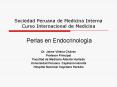 Sociedad Peruana de Medicina Interna Curso Internacional de Medicina