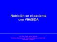 Nutricin en el paciente con VIHSIDA