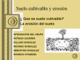 Suelo cultivable y erosin