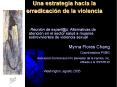 Una estrategia hacia la erradicacin de la violencia