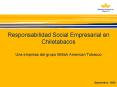 Responsabilidad Social Empresarial en Chiletabacos Una empresa del grupo British American Tobacco