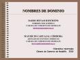 NOMBRES DE DOMINIO