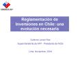 Reglamentacin de Inversiones en Chile: una evolucin necesaria