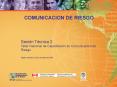 COMUNICACION DE RIESGO