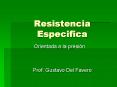 Resistencia Especifica
