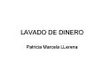 LAVADO DE DINERO