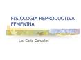 FISIOLOGIA REPRODUCTIVA FEMENINA