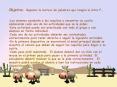 Objetivo Repasar la lectura de palabras que tengan la letra P',