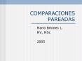 COMPARACIONES PAREADAS