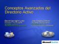 Conceptos Avanzados del Directorio Activo