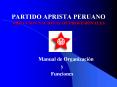 PARTIDO APRISTA PERUANO DIRECCION NACIONAL DE PROFESIONALES