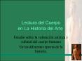 Lectura del Cuerpo en La Historia del Arte'