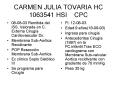 CARMEN JULIA TOVARIA HC 1063541 HSI CPC