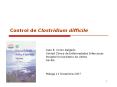 Control de Clostridium difficile