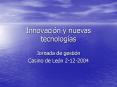 Innovacin y nuevas tecnologas