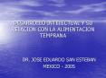 DESARROLLO INTELECTUAL Y SU RELACION CON LA ALIMENTACION TEMPRANA