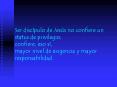 Ser discpulo de Jess no confiere un status de privilegio confiere, eso s, mayor nivel de exigencia y