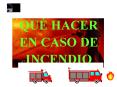 Qu hacer en caso de incendio