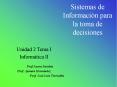 Sistemas de Informacin para la toma de decisiones
